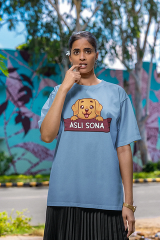 Golden Retriever - Asli Sona Oversized T-Shirt Golden Retriever - Asli Sona Oversized T-Shirt