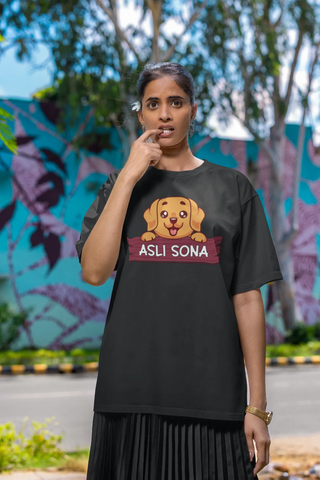Golden Retriever - Asli Sona Oversized T-Shirt Golden Retriever - Asli Sona Oversized T-Shirt