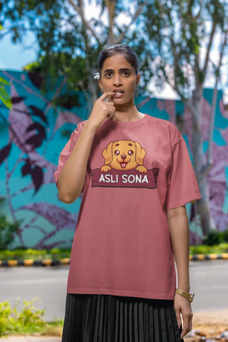 Golden Retriever - Asli Sona Oversized T-Shirt Golden Retriever - Asli Sona Oversized T-Shirt