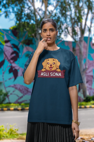 Golden Retriever - Asli Sona Oversized T-Shirt Golden Retriever - Asli Sona Oversized T-Shirt
