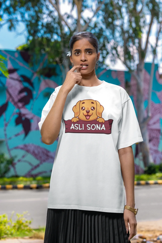 Golden Retriever - Asli Sona Oversized T-Shirt Golden Retriever - Asli Sona Oversized T-Shirt