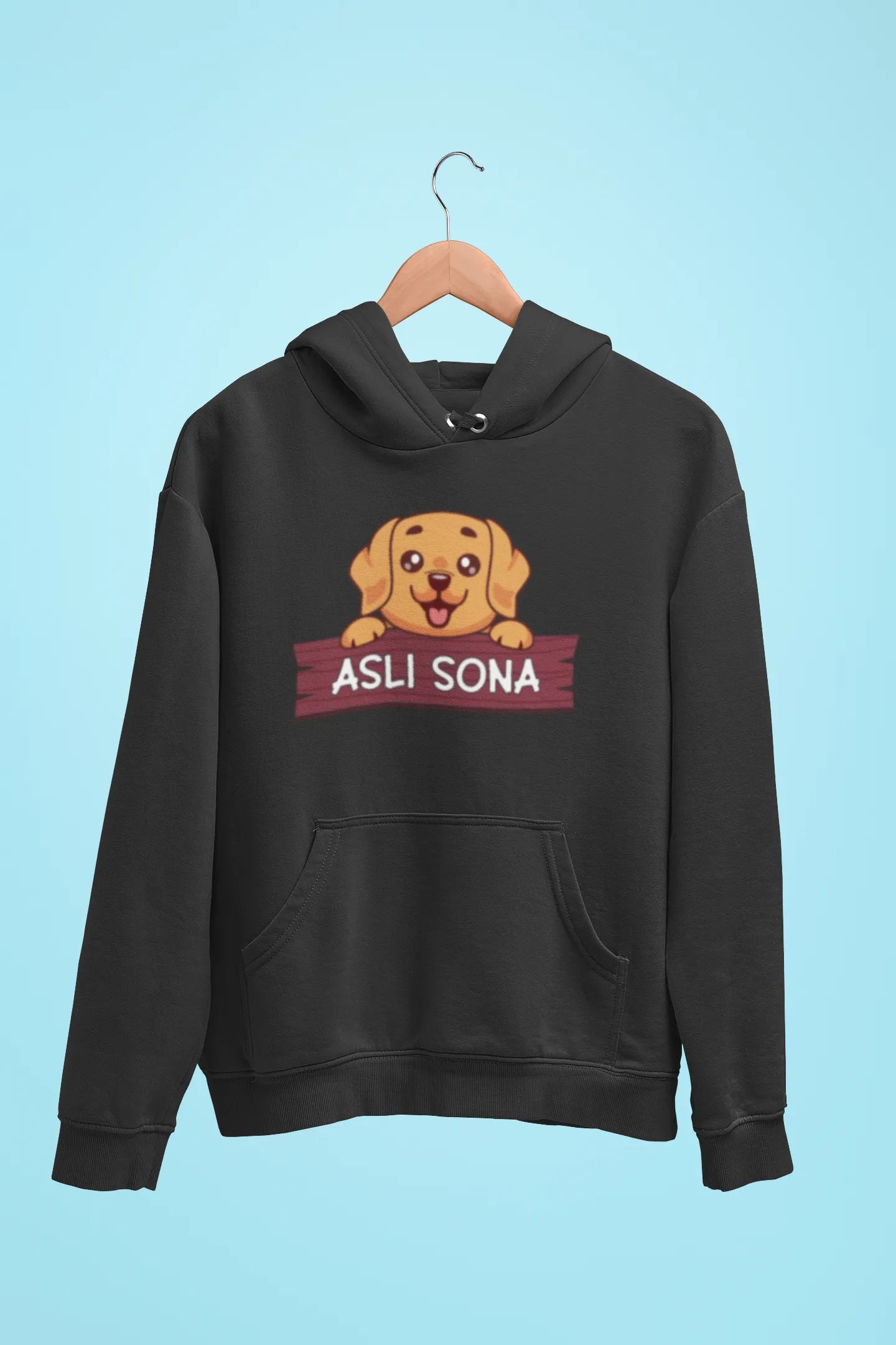 golden retriever asli sona unisex hoodie black golden retriever asli sona unisex hoodie black