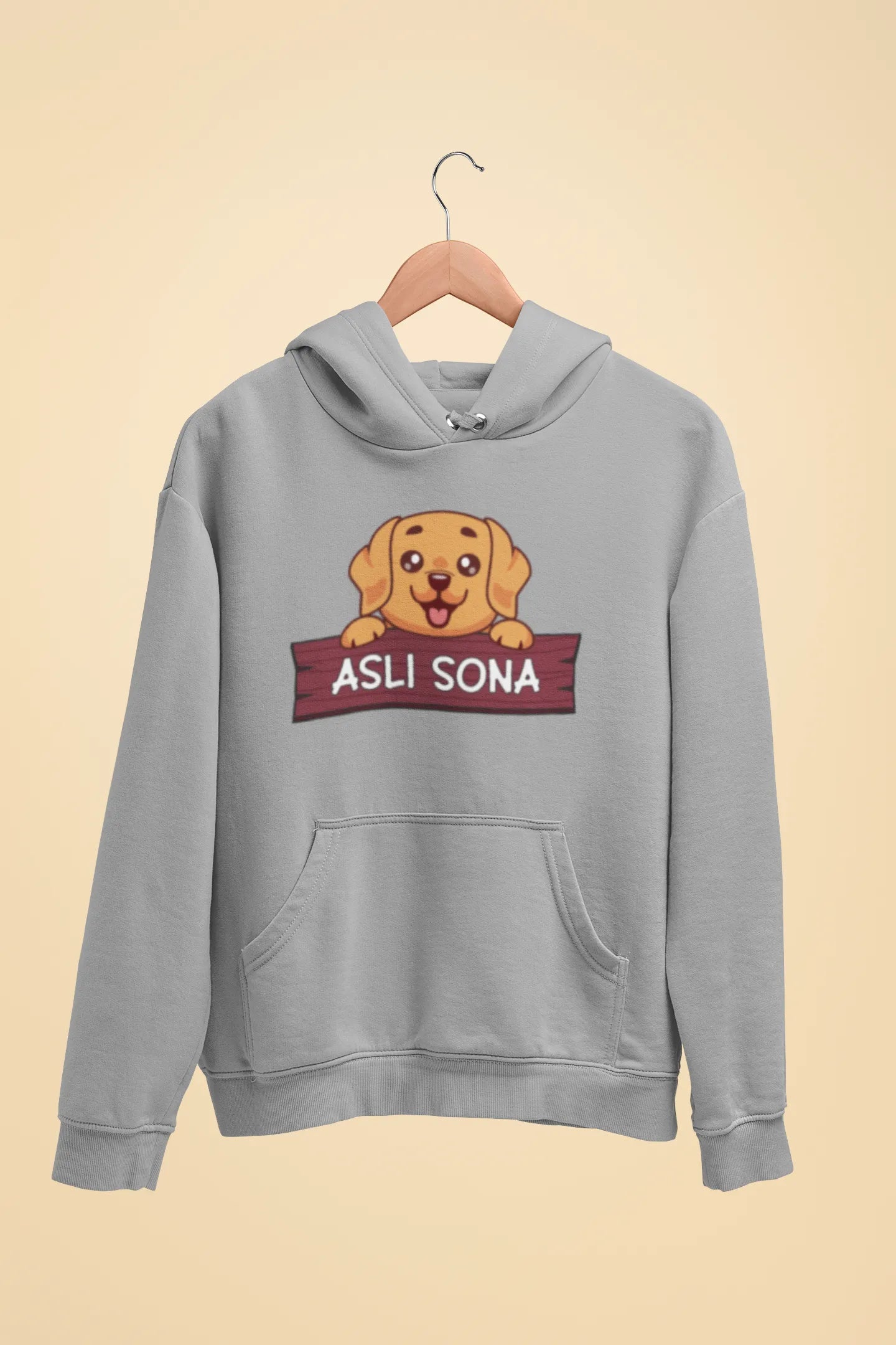 golden retriever asli sona unisex hoodie grey golden retriever asli sona unisex hoodie grey