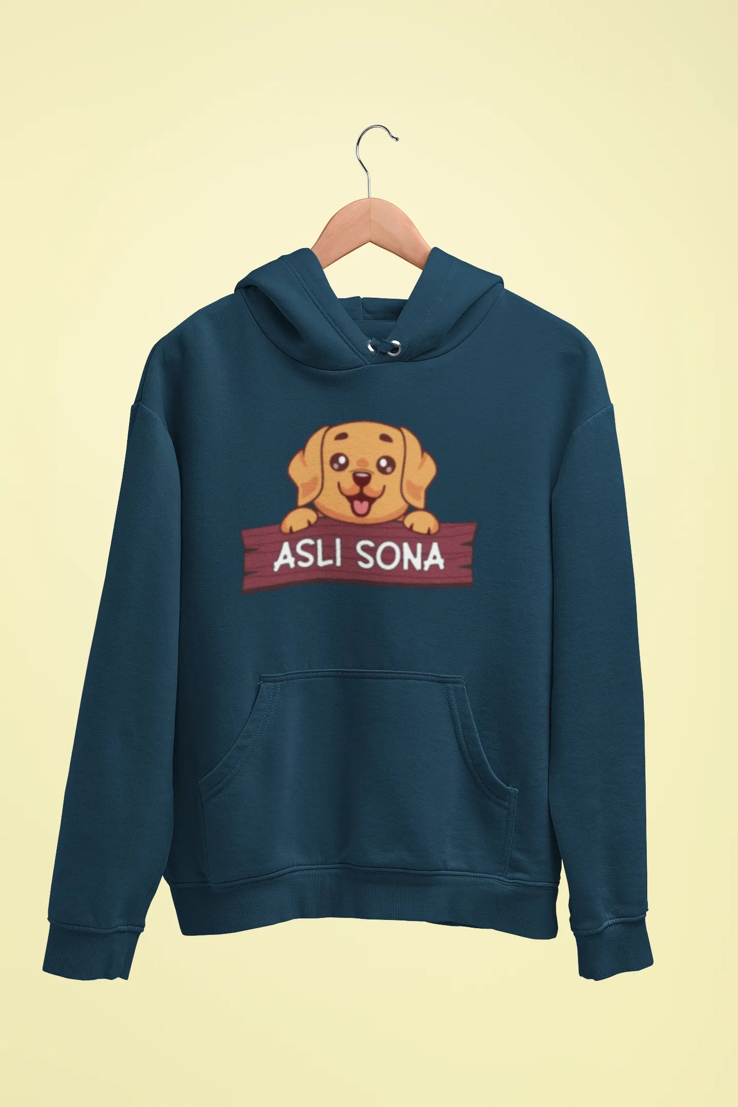 golden retriever asli sona unisex hoodie navy blue golden retriever asli sona unisex hoodie navy blue