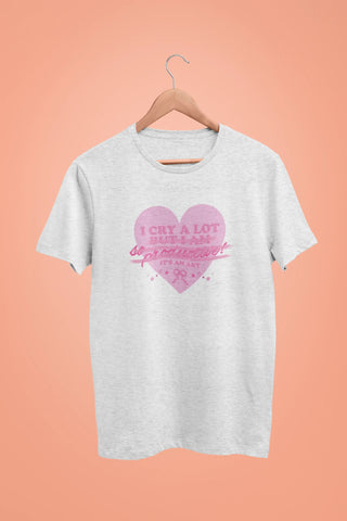 i cry a lot its an art oversized t shirt white scaled i cry a lot its an art oversized t shirt white scaled