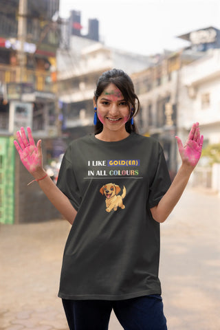 I like Golden in all colours Oversized T-Shirt I like Golden in all colours Oversized T-Shirt