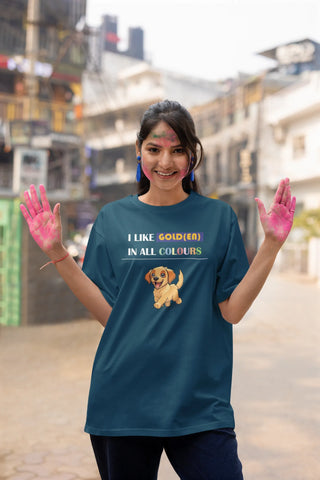 I like Golden in all colours Oversized T-Shirt I like Golden in all colours Oversized T-Shirt