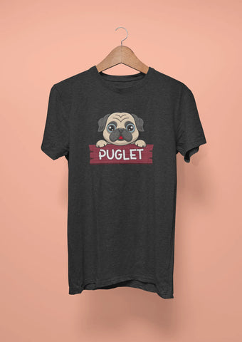 pug puglet black pug puglet black