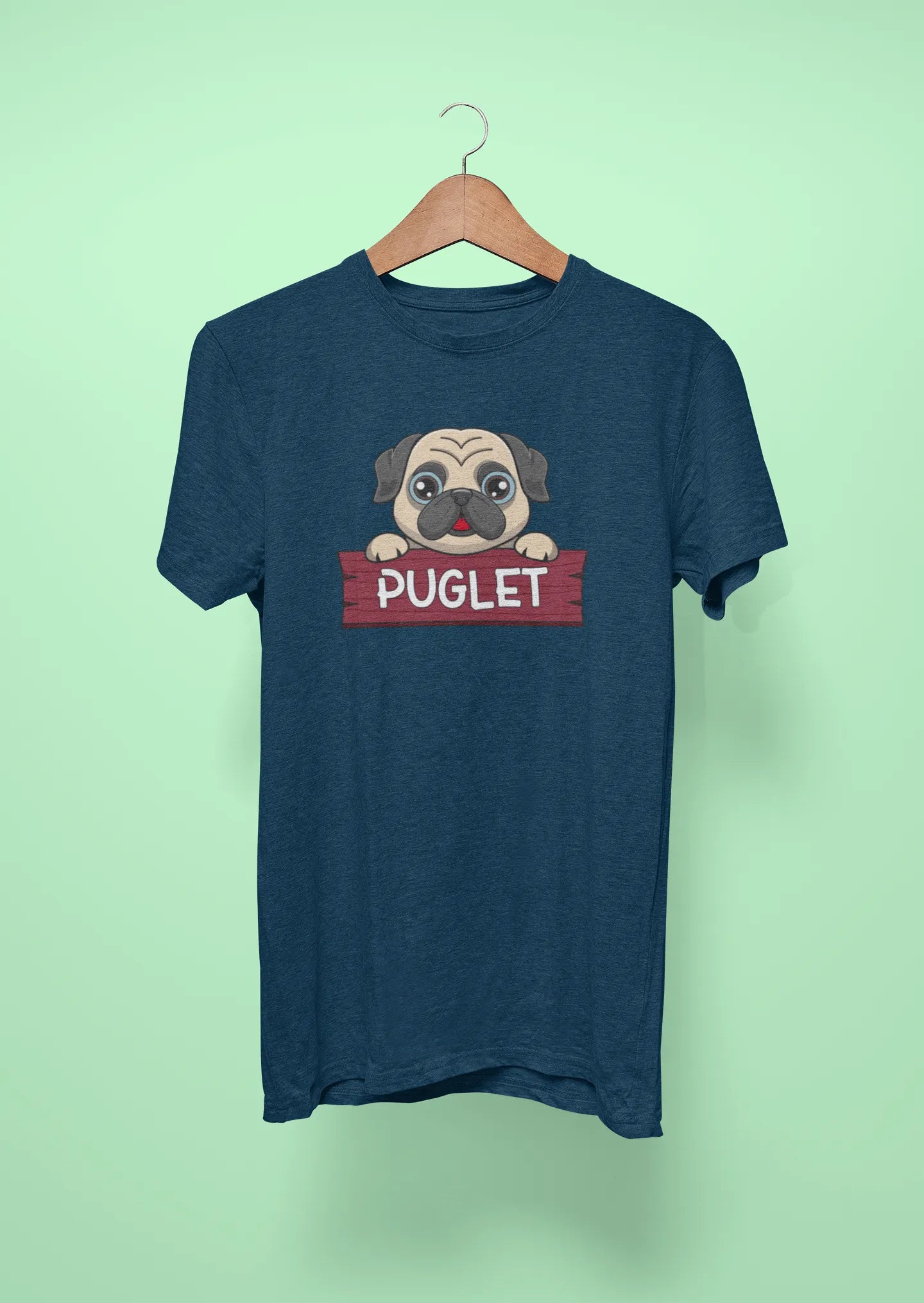 pug puglet navy blue pug puglet navy blue