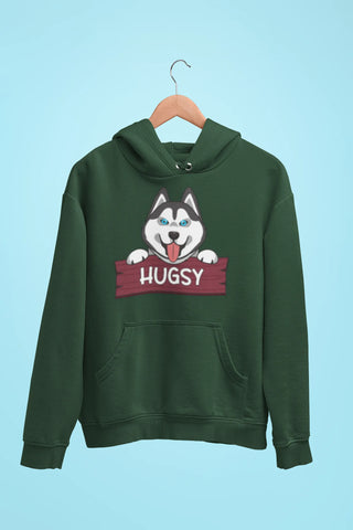 siberian husky hugsy unisex hoodie green siberian husky hugsy unisex hoodie green