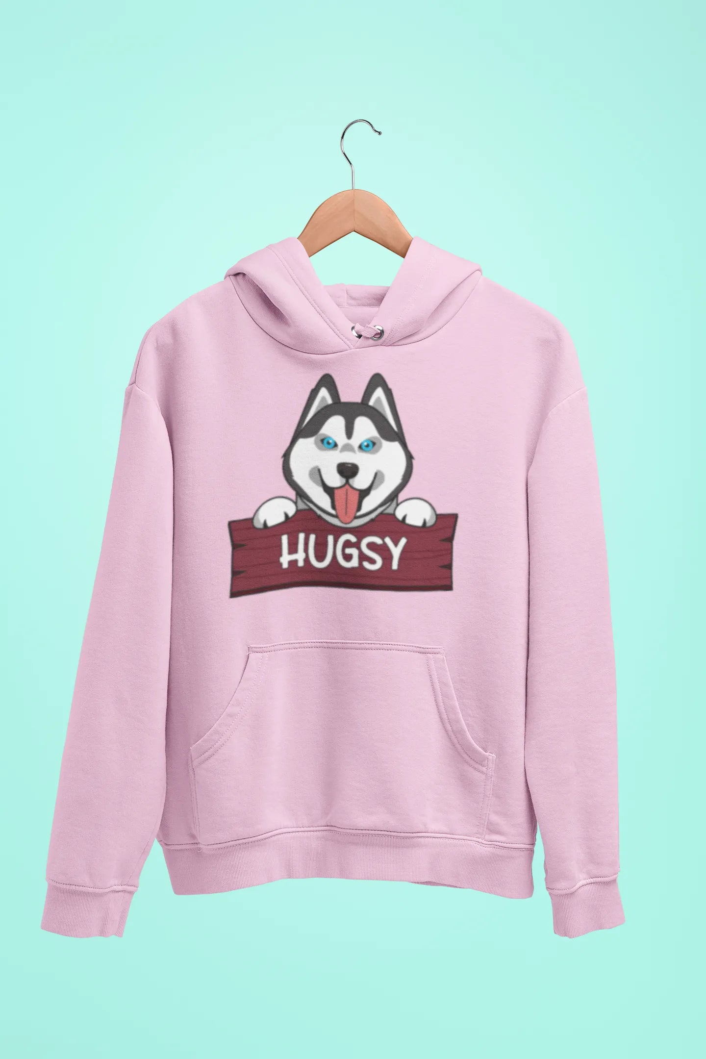 siberian husky hugsy unisex hoodie pink siberian husky hugsy unisex hoodie pink