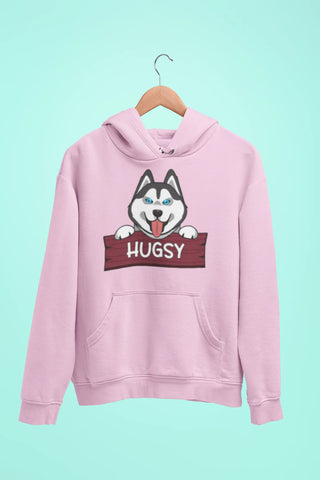 siberian husky hugsy unisex hoodie pink siberian husky hugsy unisex hoodie pink