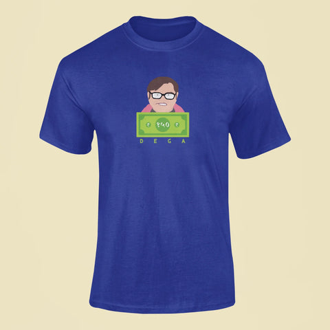 150 rupya dega t shirt royal blue