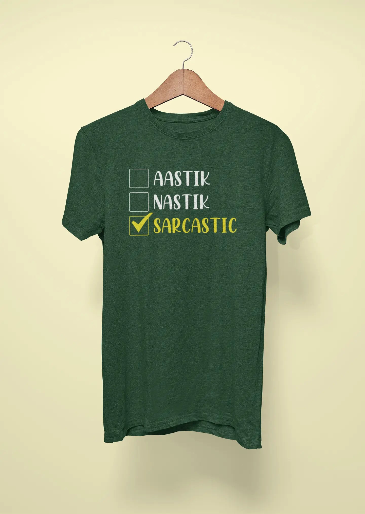 aastik nastik sarcastic green