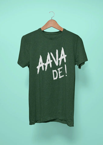 aava de anthem t shirt for gujarat titans green