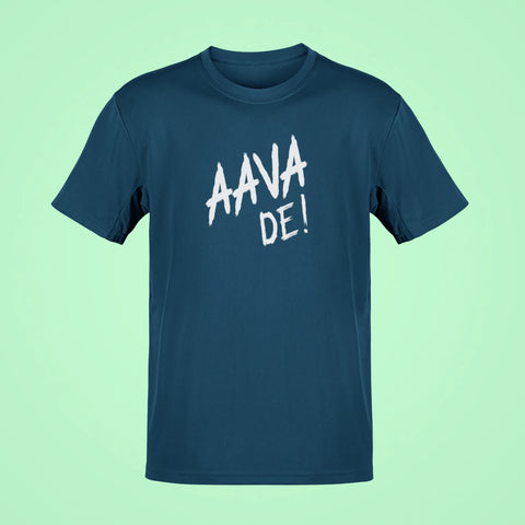 aava de anthem t shirt for gujarat titans oversized t shirt navy blue