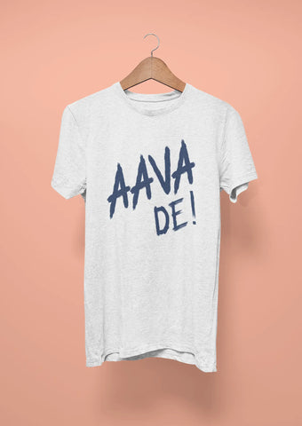 aava de anthem t shirt for gujarat titans white