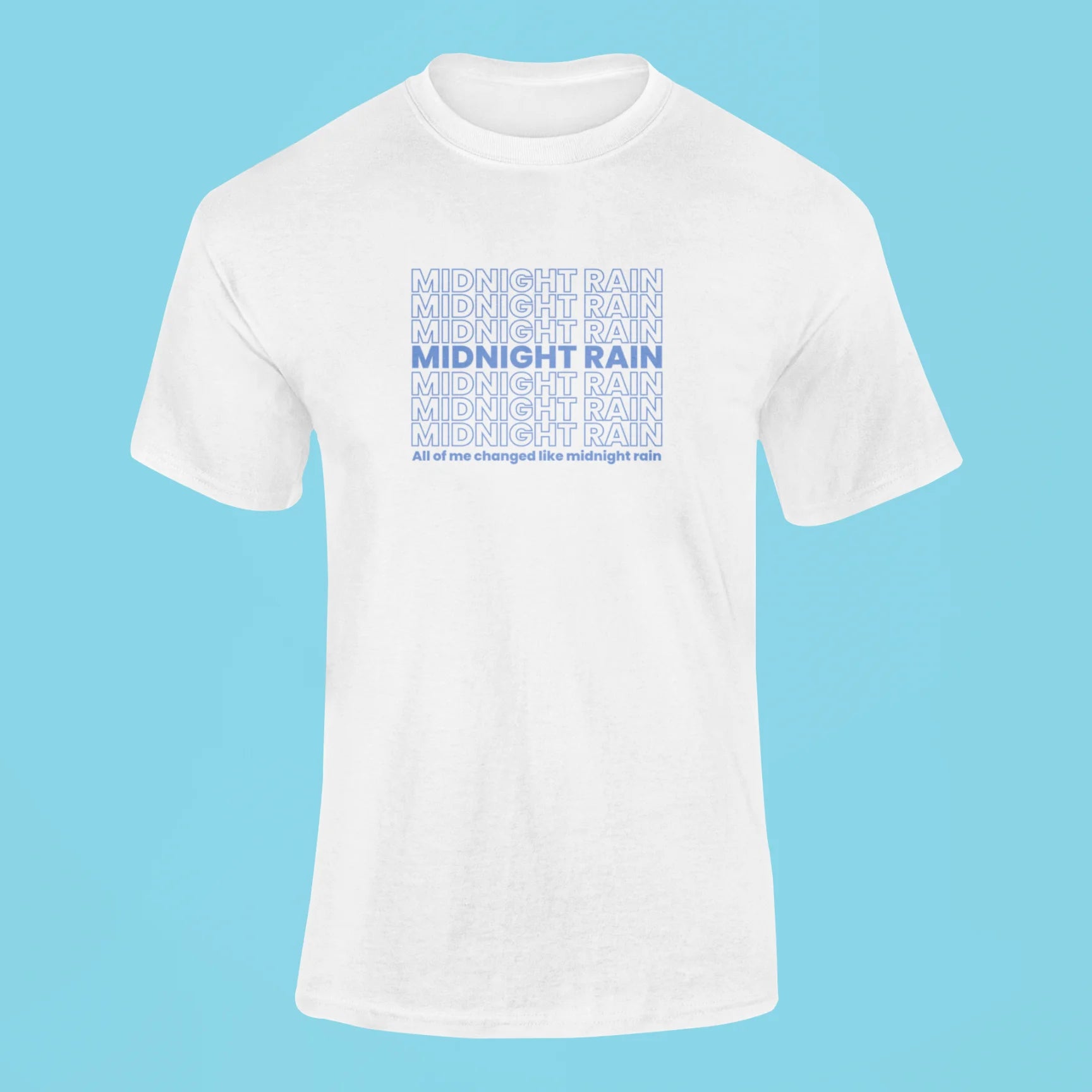 all of me changed like midnight rain t shirt white