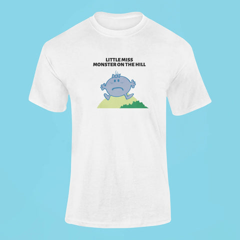 anti hero little miss monster on the hill t shirt white