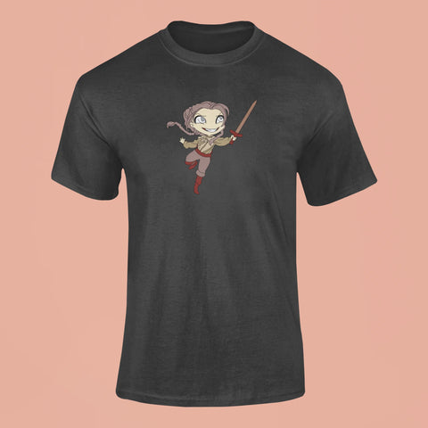 arya stark t shirt black