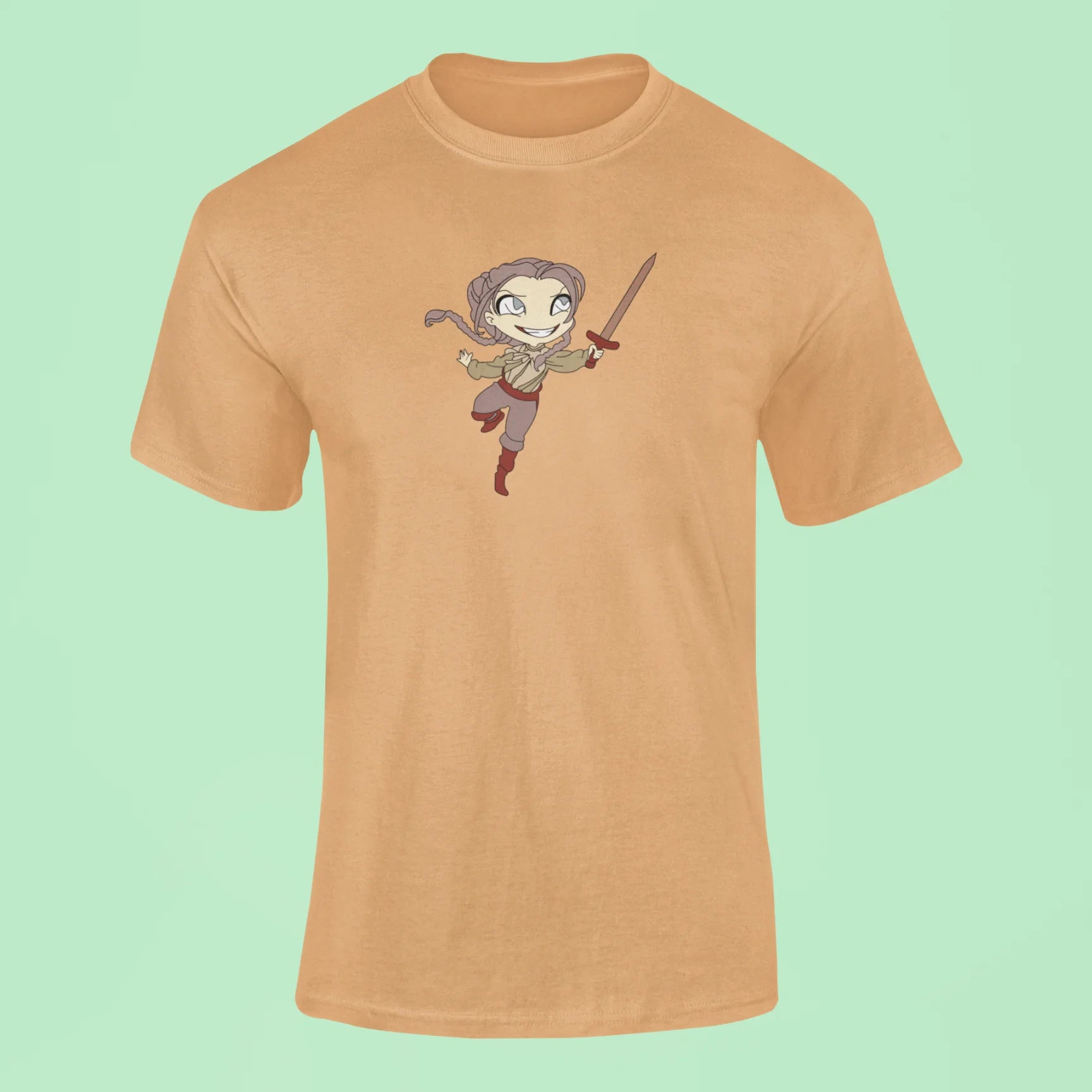 arya stark t shirt mustard yellow