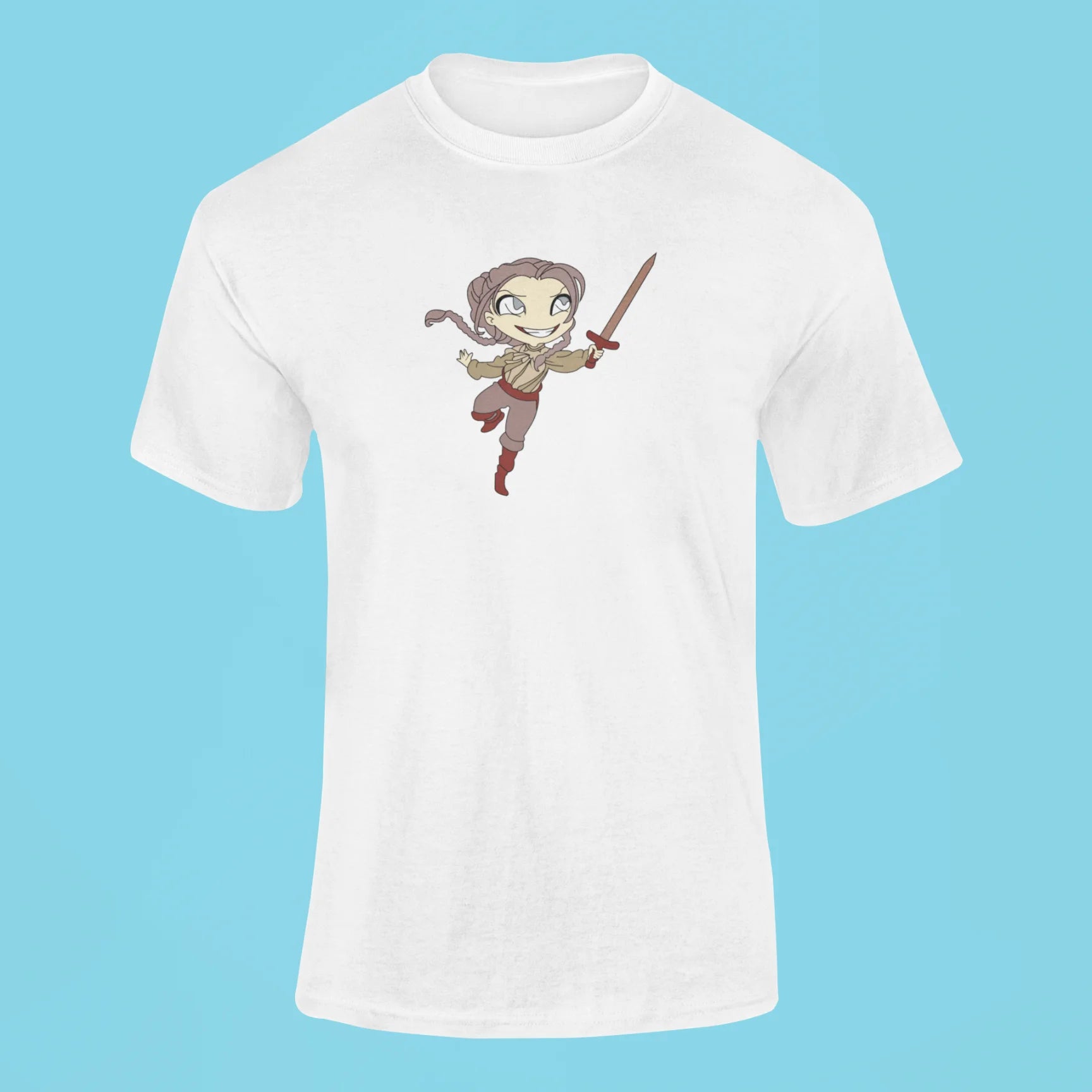 arya stark t shirt white