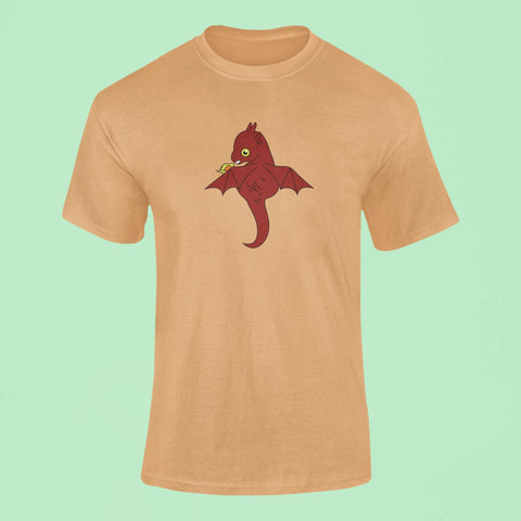 baby drogon t shirt mustard yellow