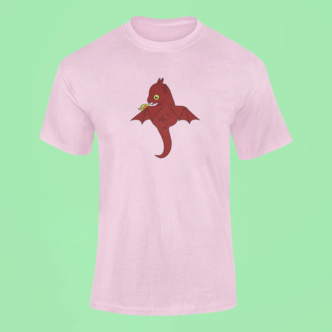 baby drogon t shirt pink