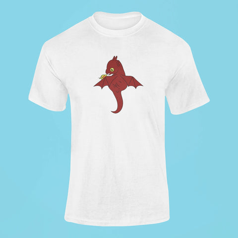 baby drogon t shirt white