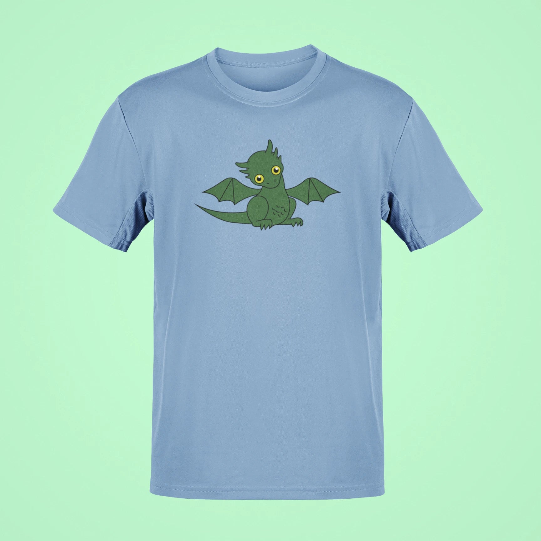 baby rhaegal oversized t shirt baby blue