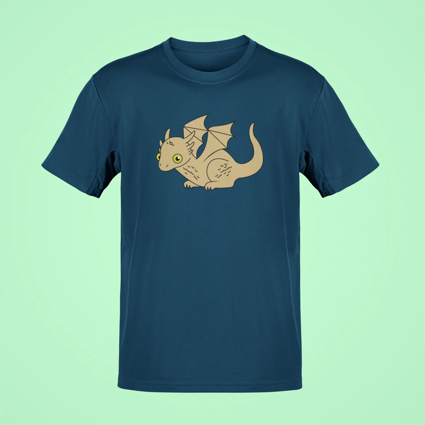 baby viserion oversized t shirt navy blue