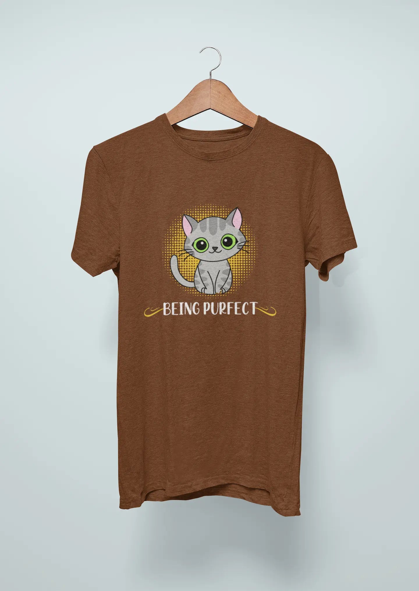 being purfect t shirt brown 1