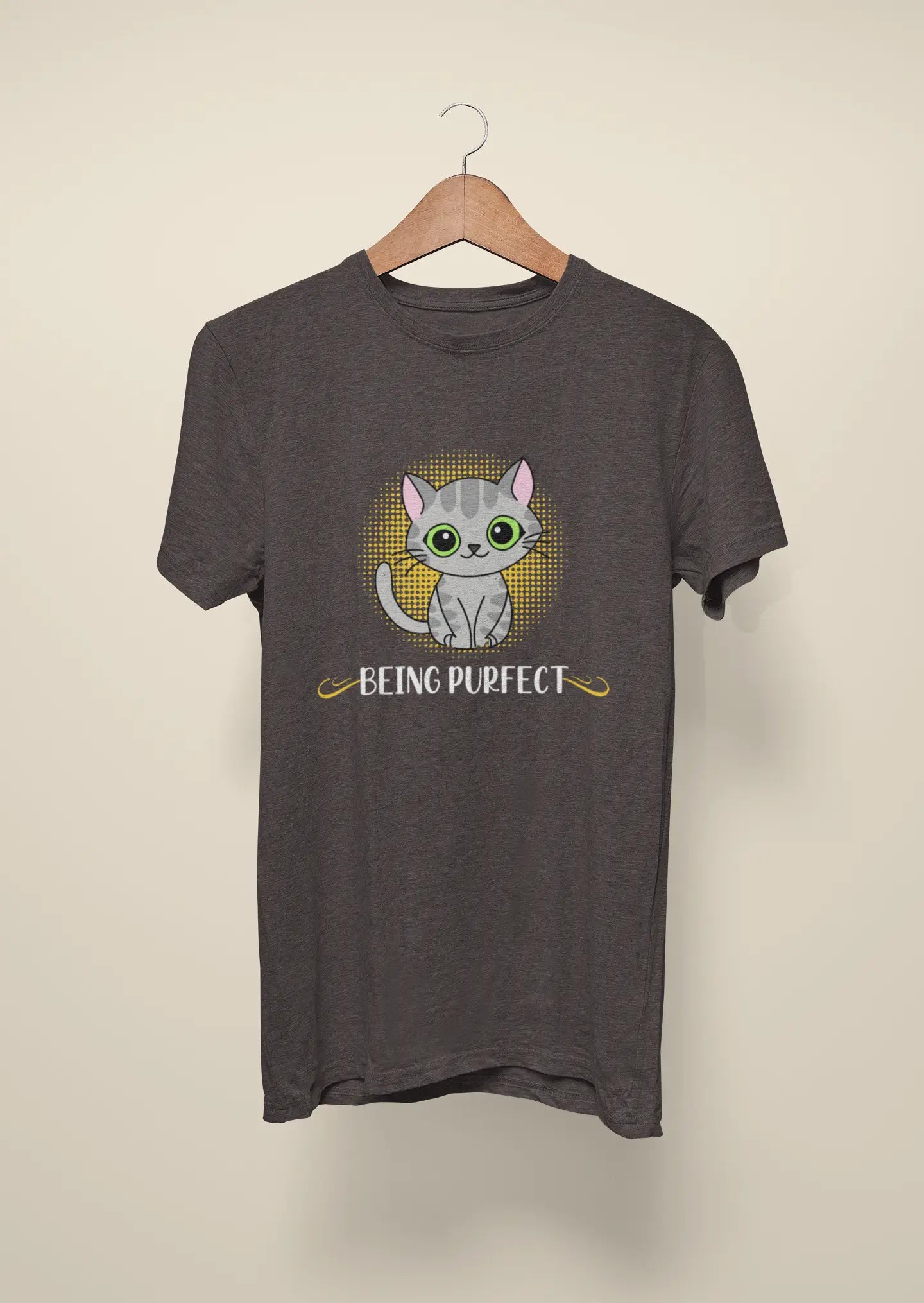 being purfect t shirt dark grey 1