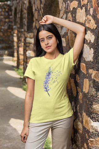 Blue leaf T-Shirt
