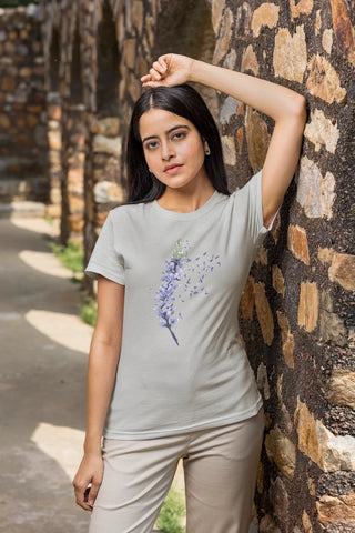 Blue leaf T-Shirt