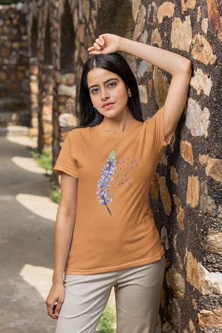 Blue leaf T-Shirt