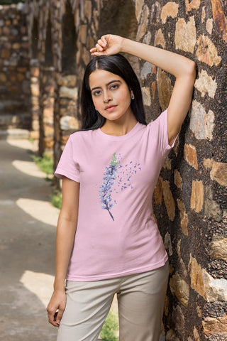 Blue leaf T-Shirt