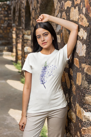 Blue leaf T-Shirt
