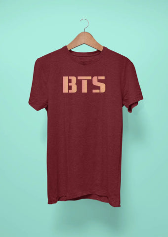 bts logo maroon