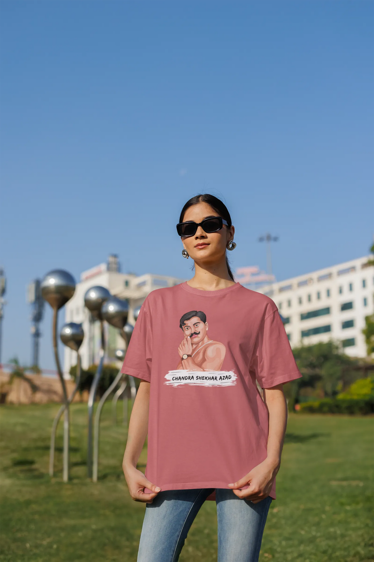 Chandra Shekhar Azad Oversized T-Shirt