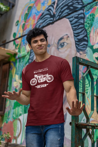 Classic Motorcycle Design T-shirt