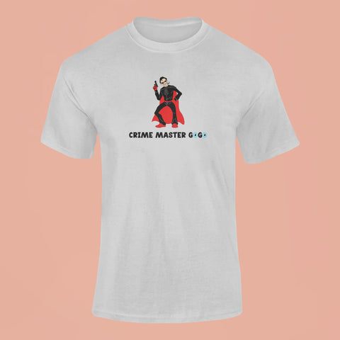 crime master gogo t shirt grey