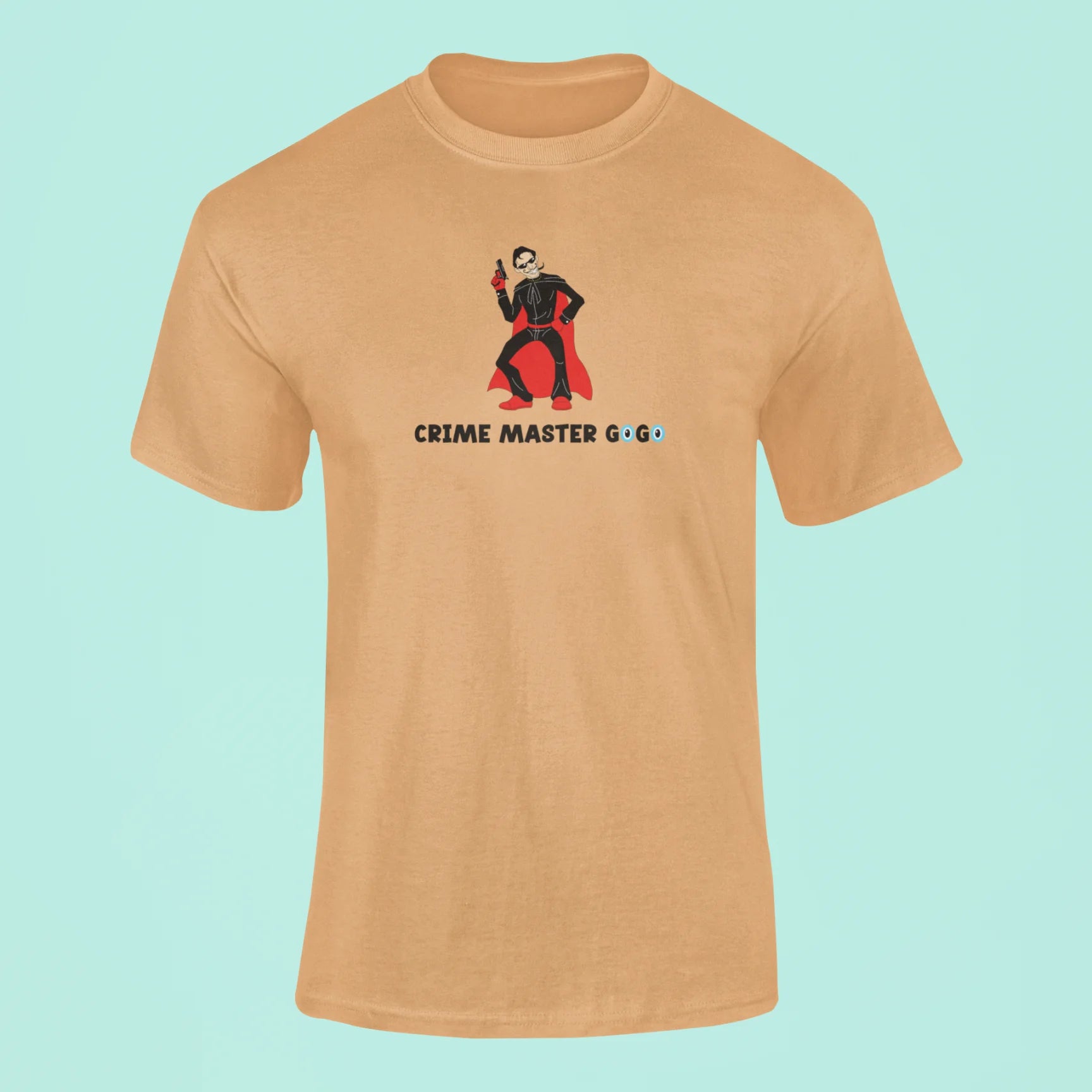 crime master gogo t shirt mustard yellow