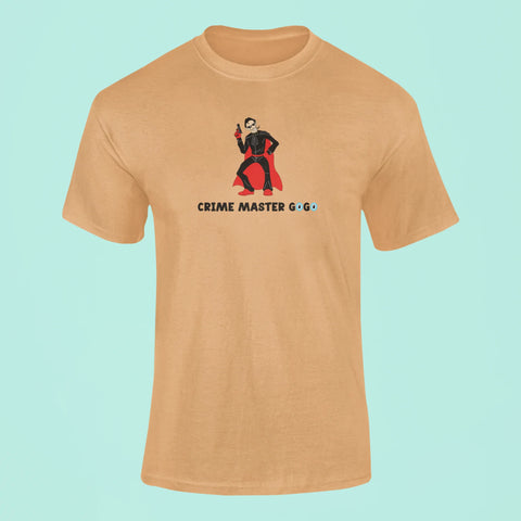 crime master gogo t shirt mustard yellow