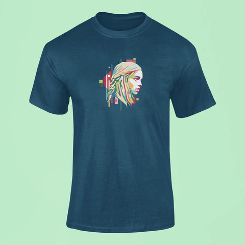 daenerys targaryen t shirt 2 navy blue