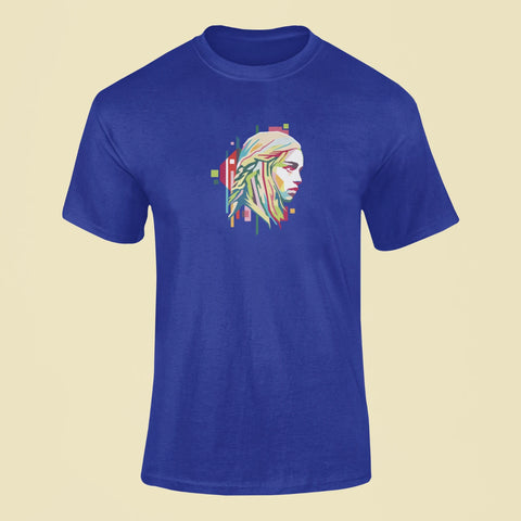 daenerys targaryen t shirt 2 royal blue