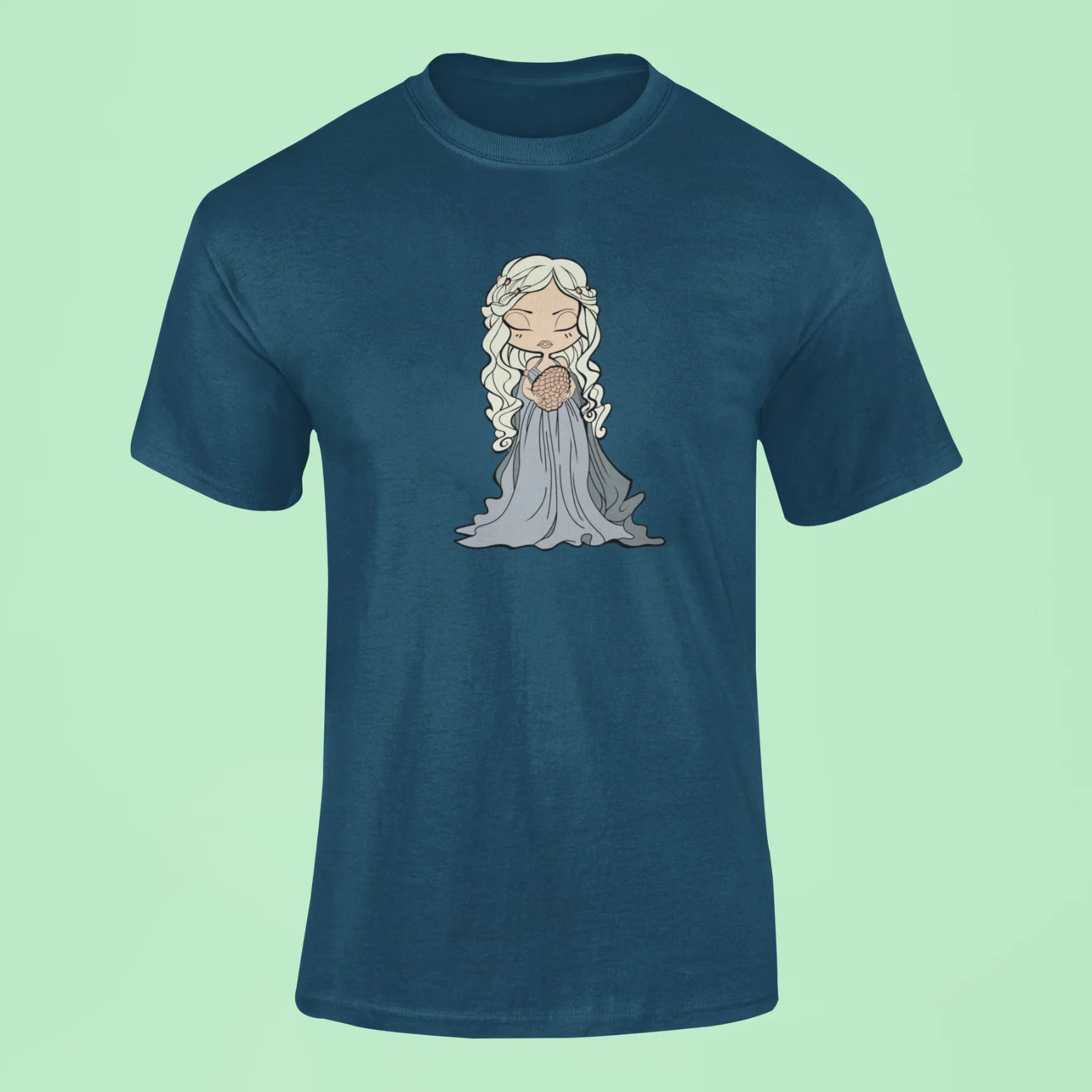 daenerys targaryen t shirt navy blue