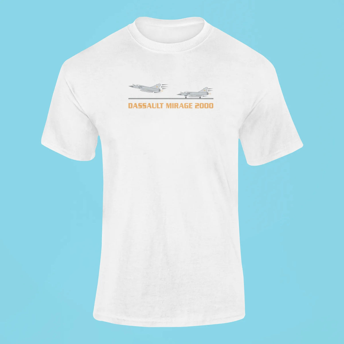 dassault mirage 2000 t shirt white 1