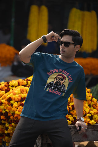 Dekh Raha Hai Binod Oversized T-Shirt