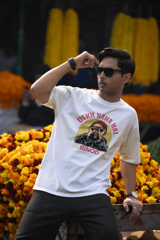 Dekh Raha Hai Binod Oversized T-Shirt